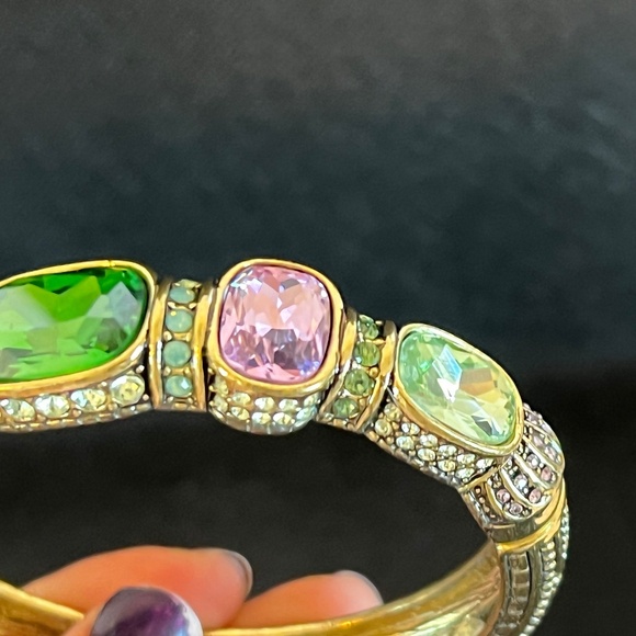 HEIDI DAUS Bracelet Swarovski Crystal Bracelet Slip On - Classic ~Gorgeous! - Picture 14 of 15